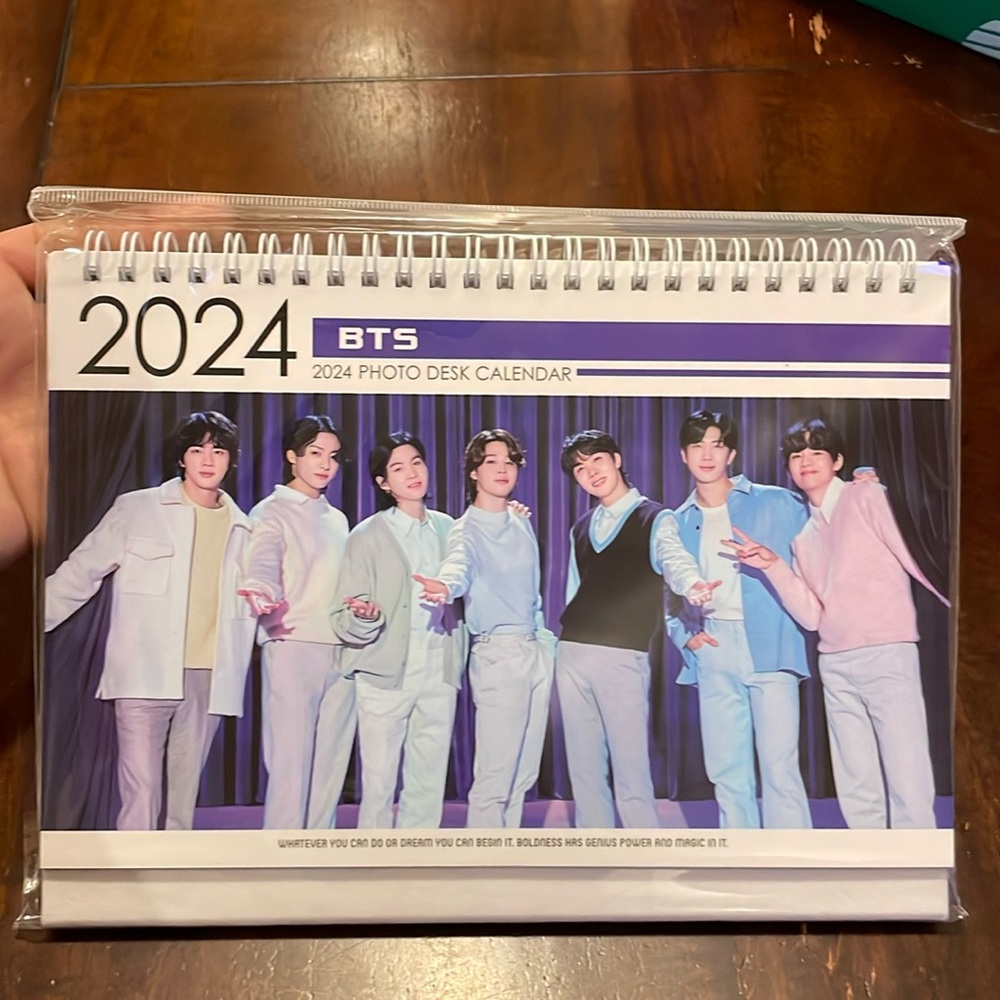 2024 BTS Desk Calendar
